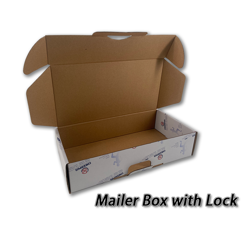 New Original Custom Shipping Packaging Box Corrugated Board with Embossed Matt Lamination Logo Mailbox Packaging