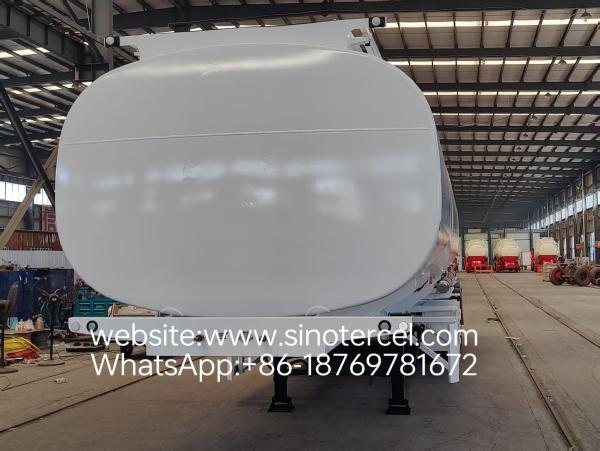 3 Axle Fuel Tank Semi Trailer 30-60CBM Capacity