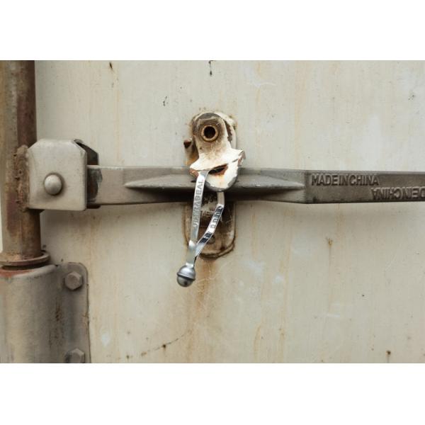 216mm Fixed Length Self Locking Metal Strapping Seals With Markable Area 150*8mm