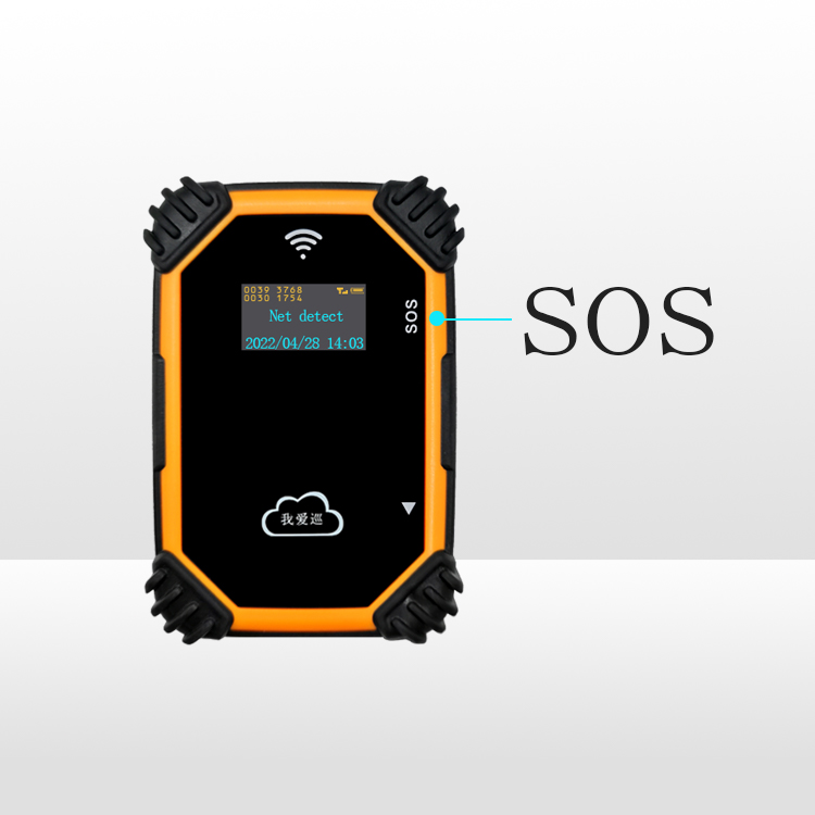 HUA Security Patrol Wand System Alarm SOS Портативный онлайн-сканер слежения в режиме реального времени