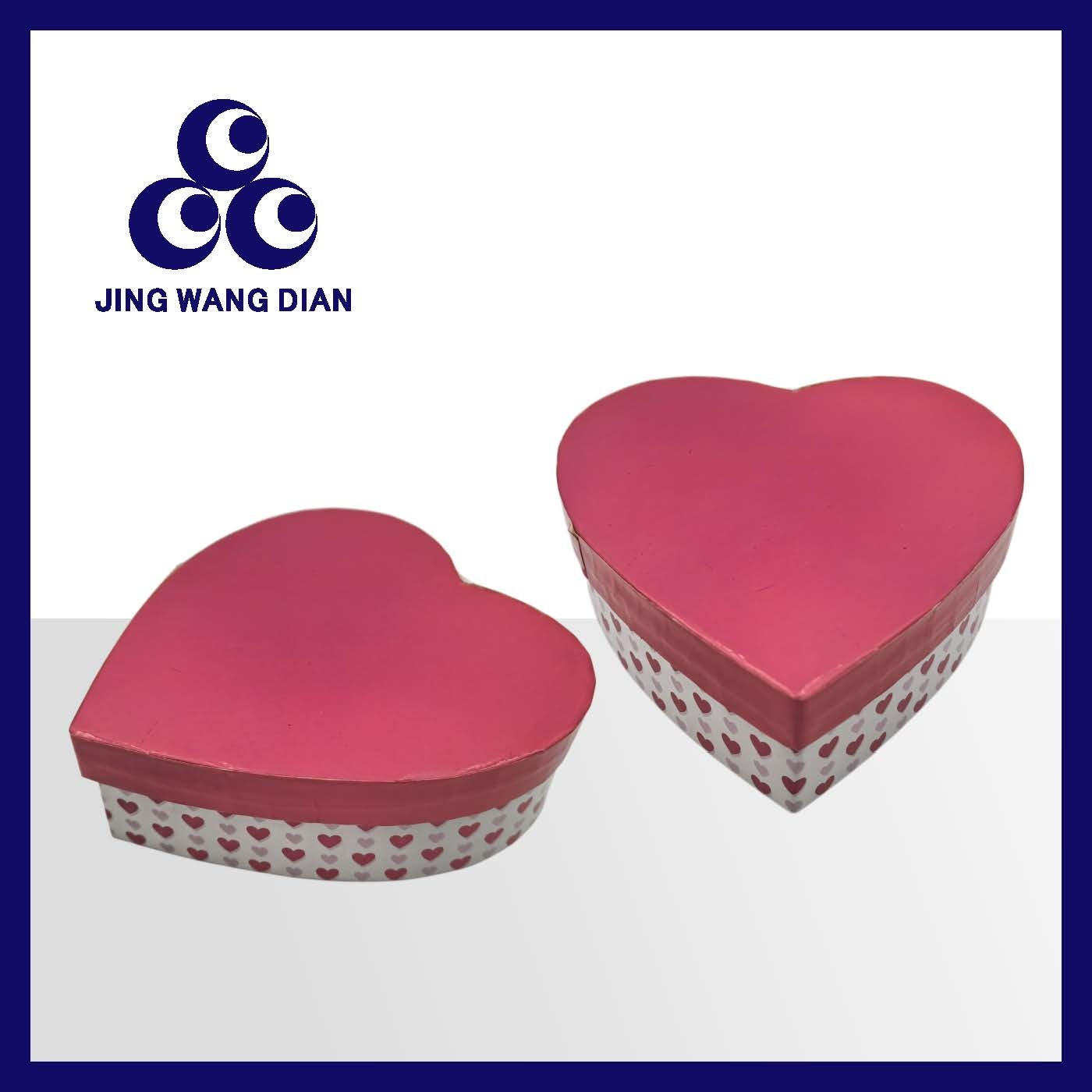 Durable Custom Printing Products Gift Packaging Boxes Heart Shaped
