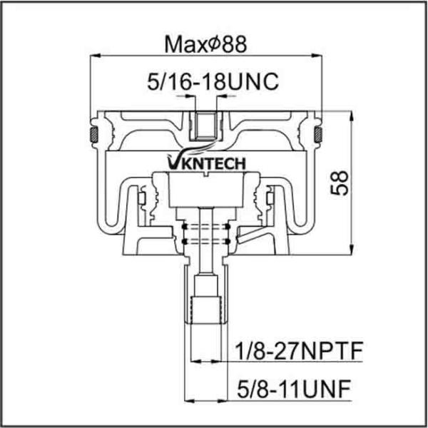 OEM Газовые воздушные пружины кабины W02-358-3001 1S3-013 Goodyear воздушные подушки VKNTECH 1S3013