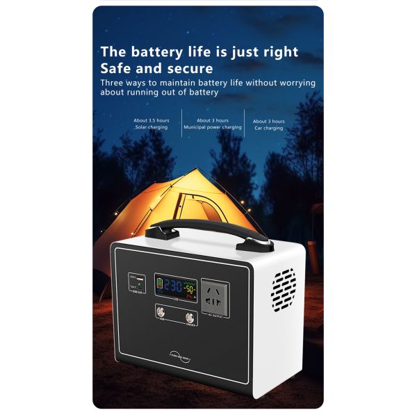 300W Camping solar energy generator  Modified Sine Wave For Emergency Power Backup