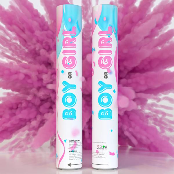 Add a Surprise Element to Your Year Party with Gender Reveal Confetti Powder Cannon