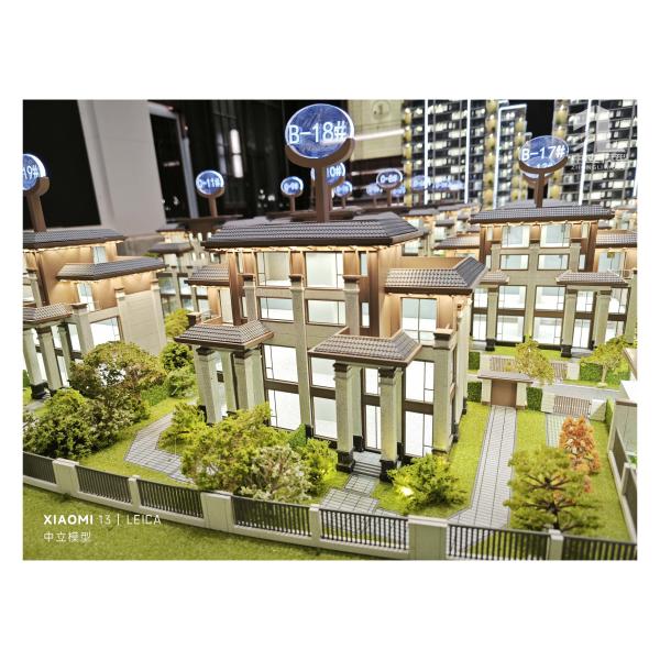 Real Estate Architectural Scale Model High Precision LED Architecture Miniature Models