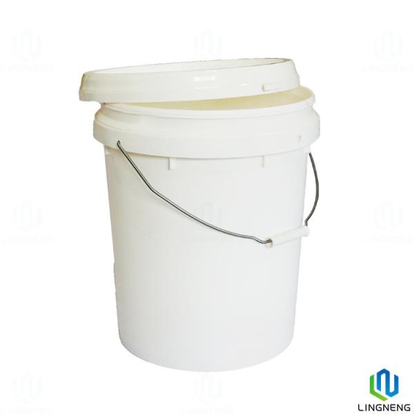 18L Packaging Drum Seal Plastic Paint Pail Bucket Round With Hand