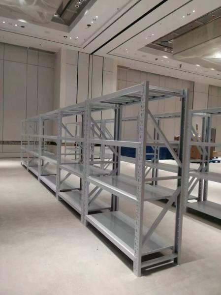 OEM Muiti Layer Medium Duty Storage Rack Industrial Metal Shelving Adjusted Height