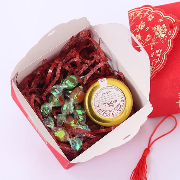 Biodegradable Crinkle Cut 22g Color Shredded Paper For Packaging