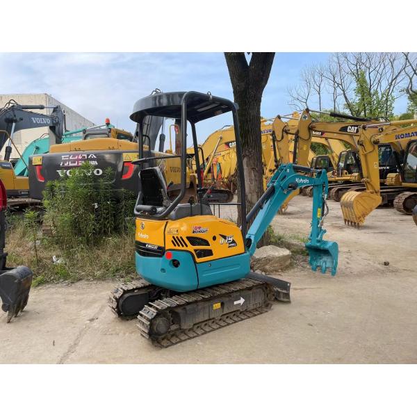 Couleur d'origine Mini-pelles utilisées Kubota U15-3S à vendre/mini-pelles utilisées travaillant à l'intérieur