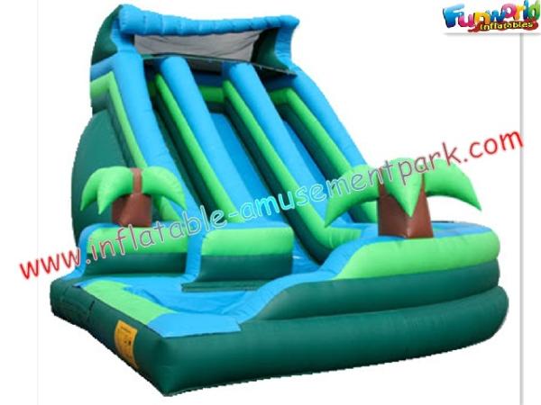 O grande parque inflável ao ar livre Rentable da água da piscina desliza para miúdos, crianças