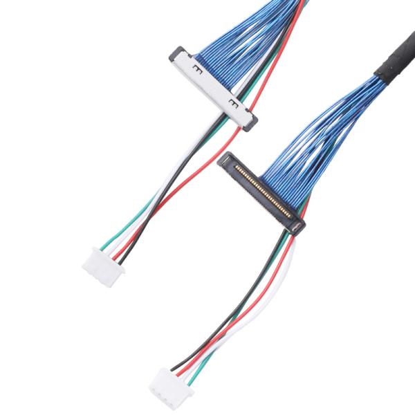 Cabline-Ss 20373-030t-00 To 51021-0400 Housing Assembly Micro Coax Connectors