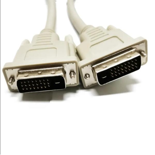 Best quality 24+1 pin Dual Link Cable DVI Male To Male Digital Video Cable 8 k 24 k Gold Plated Wire Connector Computer Desktop
