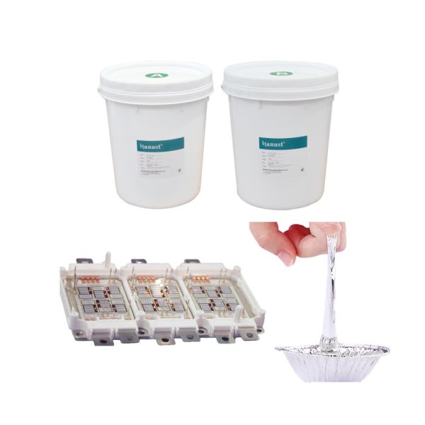 Odm Silicone Gel Raw Material 1:1 Waterproof Gel Silicon For Flow Meter Junction Box Liquid Potting Gel