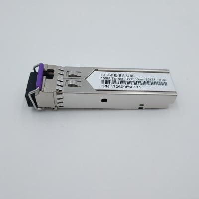 Single Mode Fiber Module / 10g Single Mode Sfp RX1550nm 40KM LC DWDM DDM