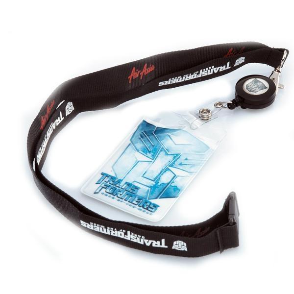 Office id badge stretchable reel lanyard, employee id card badge lanyards,