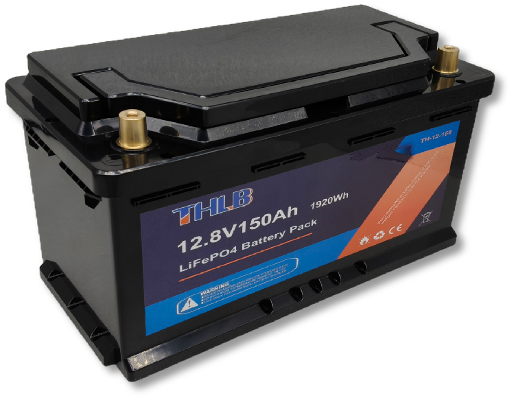 12.8V 150Ah LiFePO4 Battery Pack with 2000 Cycles for Solar Storage and Electric Vehicles
