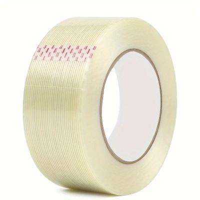No Printing Rubber Adhesive Fiberglass Filament Tape For High Temperature Industrial Heavy Binding