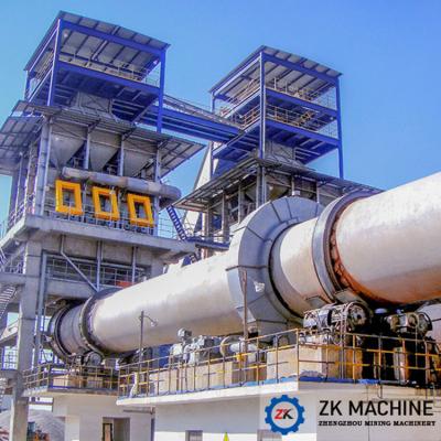 Caco3 Horizontal 300 Ton Per Day Calcination Rotary Kiln