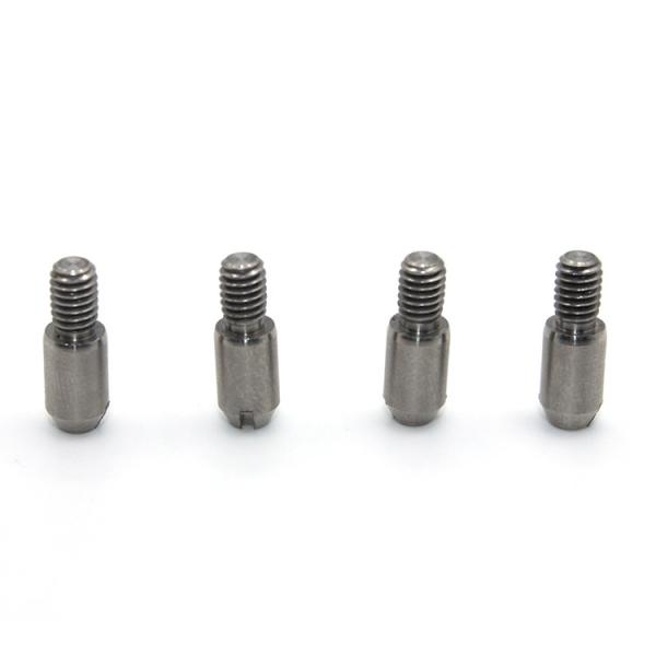 Bolinhos de parafusos de ombro em ranhuras de aço inoxidável personalizados para peças de eixo CNC de precisão
