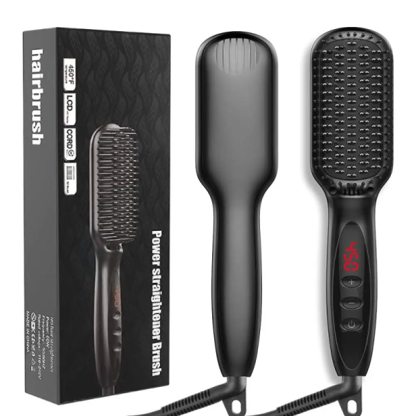 RTS J Electric Portable Hair Straightener for Men with Multi-Functional Styling Comb Set Household & Hotel Use Gift Box