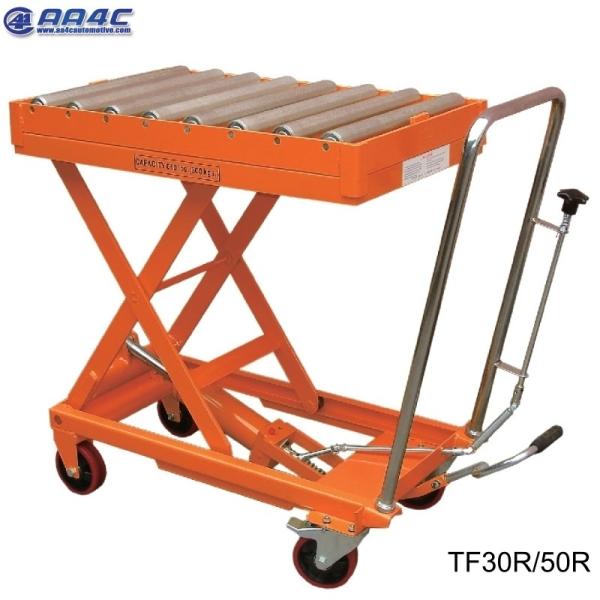 AA4C Carrinho de mesa manual-hidráulico robusto para construção para cargas pesadas TF15/30