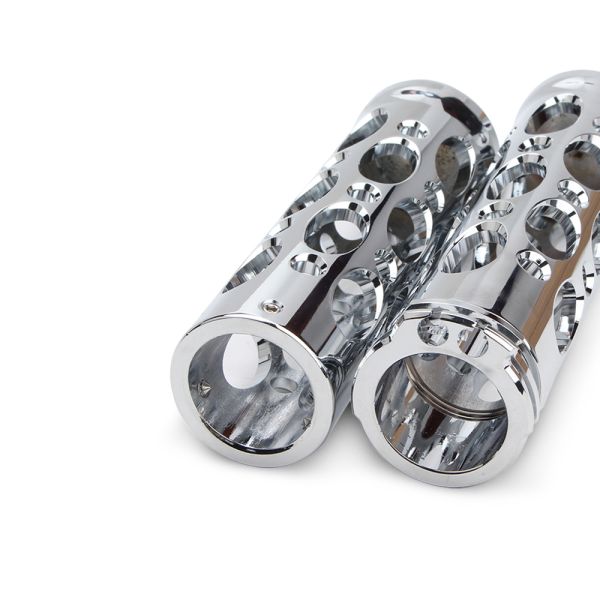 High Quality CNC Metal Hand Grips for Harley Motorcycles Aluminum Alloy Handle Sleeve Tip 25mm Handlebar Grips