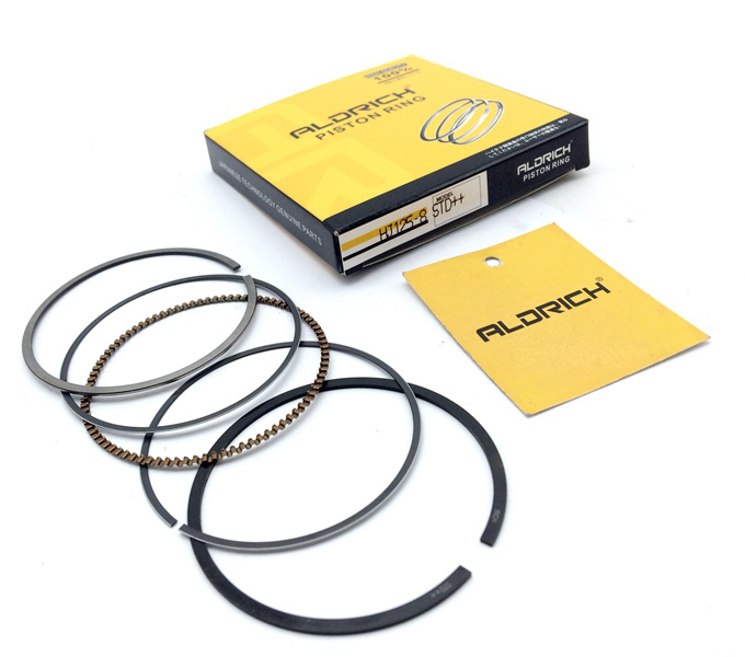HJ125 Piston Ring 8 STD++ Alloy Aluminum Motorcycle Cylinder Gasket Assembly