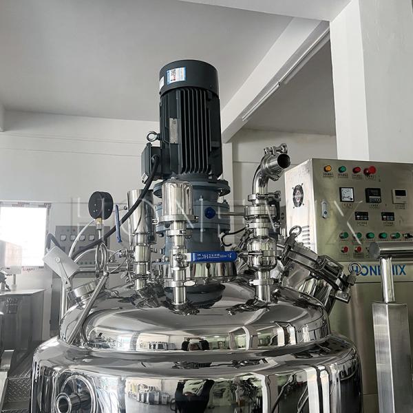 Defoaming Vacuum Emulsifying Mixer Homogenizer Tank For Shampoo Paste
