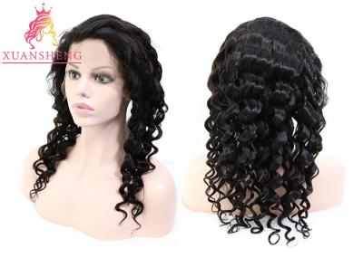 100% Transparents Full Lace Human Wigs Loose Wave Hair Cuticle Aligned