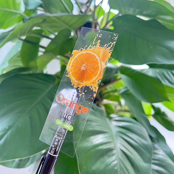 High Quality Customized Personalized Adhesive Juice Drink Waterproof Transparent Paper Sticker