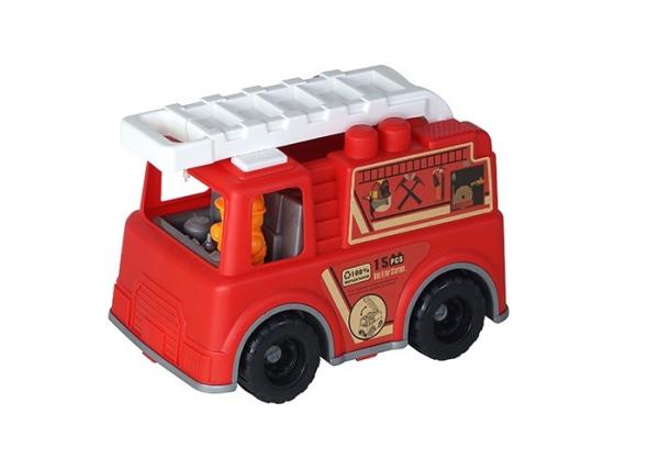 Recycled Plastic Building Blocks Vehicle Play Set For Toddlers And Babies
