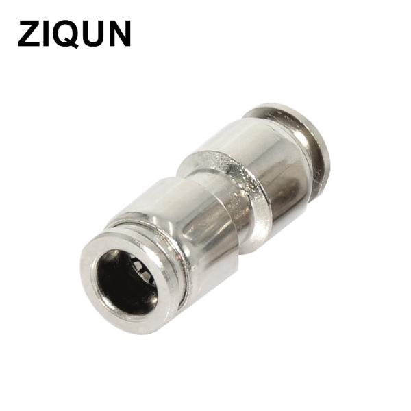 ZIQUN Brass Fittings, push fit Coupling quick connector Straight connector push fitting stainless steel push fittings
