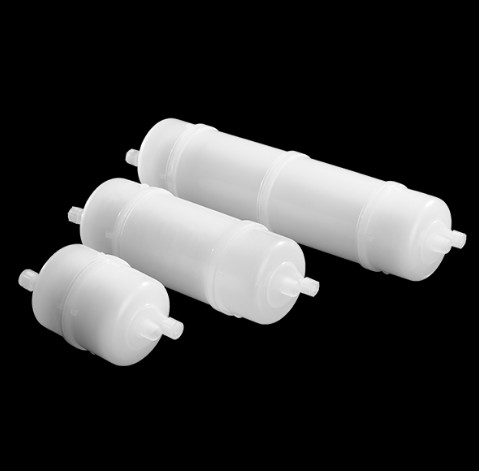 Thermal Bonding Disposable Capsule Filter 0.2 Um 1/4NPT Micron With High Pressure Resistance