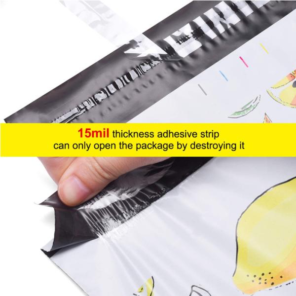 Поли пластиковая почтовая отправка кладет серый цвет в мешки для одежды