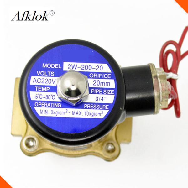 1Mpa 2A Series Underwater Solenoid Valve 24VAC 24VDC 110VAC IP68 2 Low Pressure