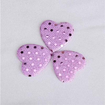 Purple Sequined Sparkly Holiday Sequin Appliques Custom Party Decoration