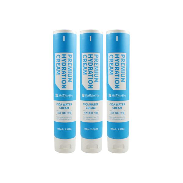 cosmetic packaging empty cream lotion 10g 30g 50g 100g plastic PE soft tube with pp screw cap