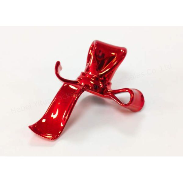 Tapa de botella de perfume de plástico con forma de arco, bomba de presión superior de 15 mm