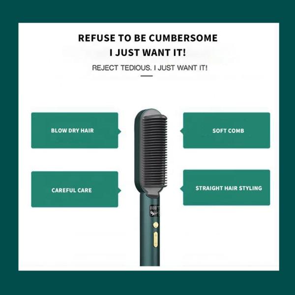 Ion Multifunctional Hair Dryer Brush negativo Antiscalding Multiscene