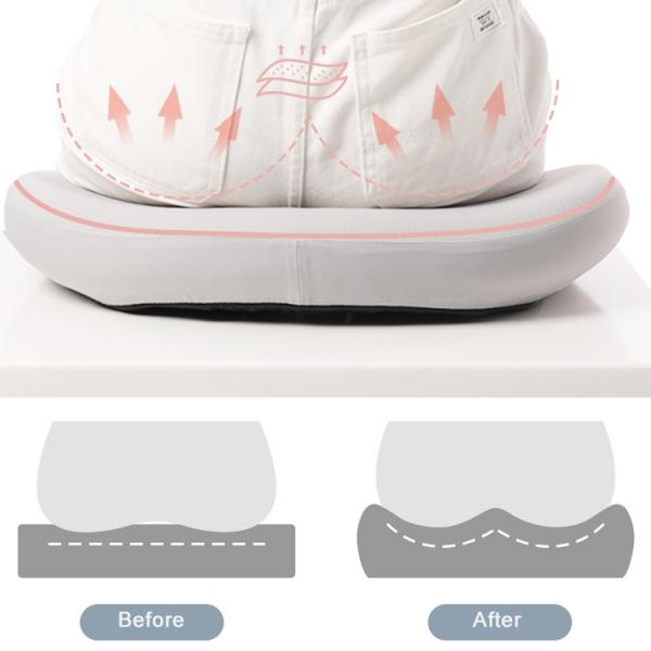 Non Slip Orthopedic Coccyx Seat Cushion for Pain Relief and Improved Spinal Alignment