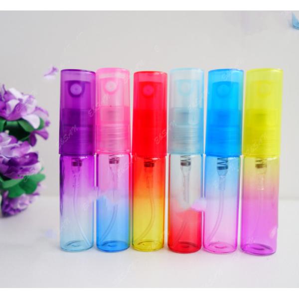 perfume bottle cheap recycled glass bottles black blue red pink green cap plastic and metal roll frog