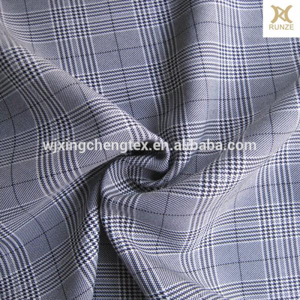 Polyester Yarn Dyed Fabric for Fashionable Women's Suits in Woven Technics