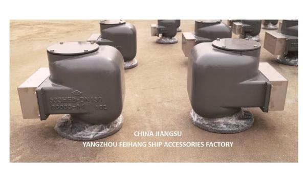 Capuz de ventilação marinha para tanques de lastro Modelo 533HFB-150A Cabeça de ventilação de ar marinho Corpo de ferro fundido com flutuador