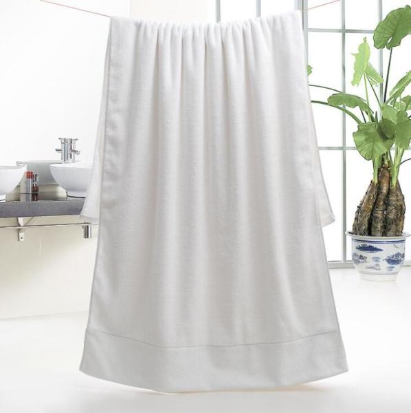 5 Star Hotel 32S Satin 100% Cotton Bath Towel 70*150cm, 600g for wholesale, logo embroidered acceptable