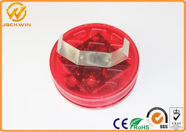 Anti Theif Traffic Safety Cones Mini LED Warning Light Powered by Solar Batteries
