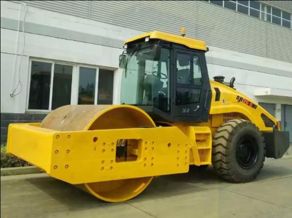 18 Ton Hydraulic Vibrotary Small Road Roller Pavement Compactor SR18 Yellow roller