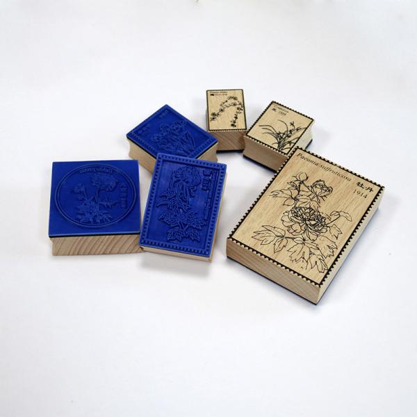 Estampilla de madera pequeña y fácil