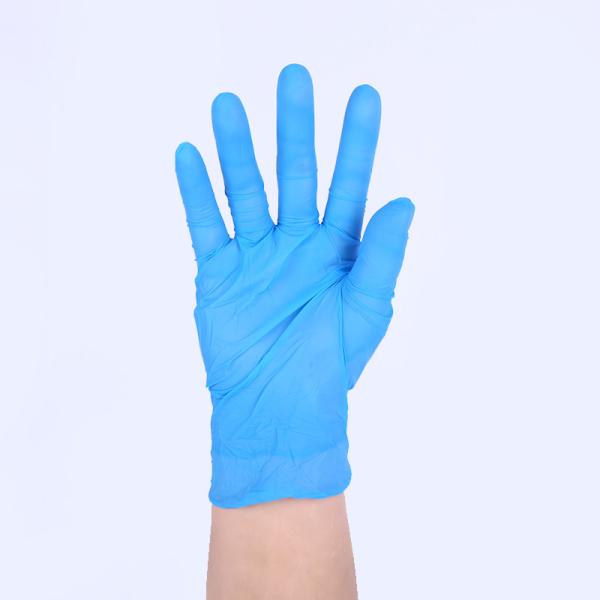 Safe Chemical Resistant Disposable Protective Gloves For Nitrile Exam