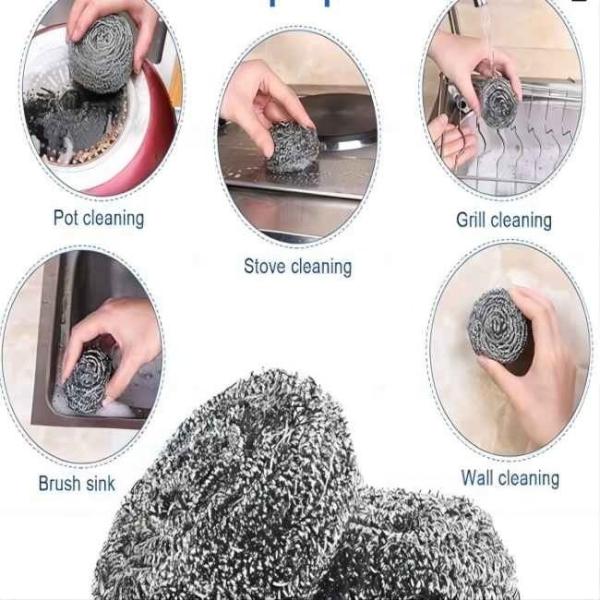 Dirt Removal Stainless Steel Scourers For Anti Ultraviolet Kitchen Cleaning