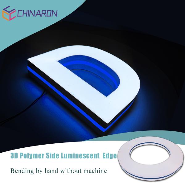 Custom Size Channel Letter Trim Cap Strip Roll 0.6mm-0.8mm Thickness